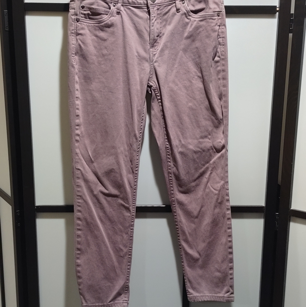 Calvin Klein ankle skinny jeans, dusty mauve